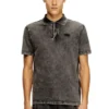 t-rejust-nc-den Poloshirt aus Jersey in Denim-Optik