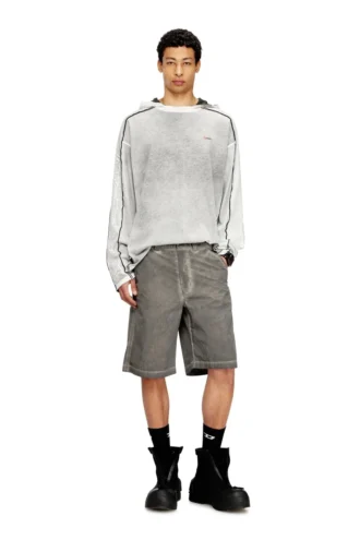 t-riven-ls-hood Baumwoll-Hoodie mit Farbspritzern
