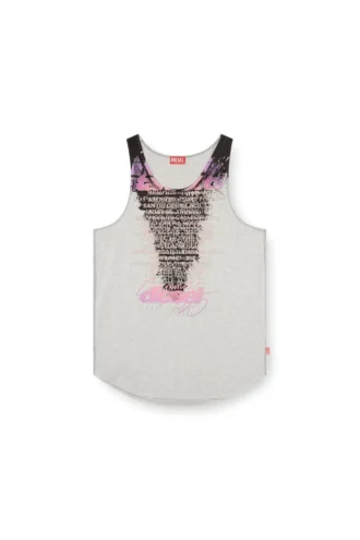 t-shan Tanktop mit Songtext-Print