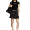 t-uncutie-long-od-q1 Slim Fit T-Shirt mit Cut-Out Oval D