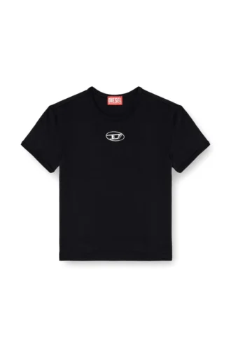 t-uncutie-long-od-q1 Slim Fit T-Shirt mit Cut-Out Oval D