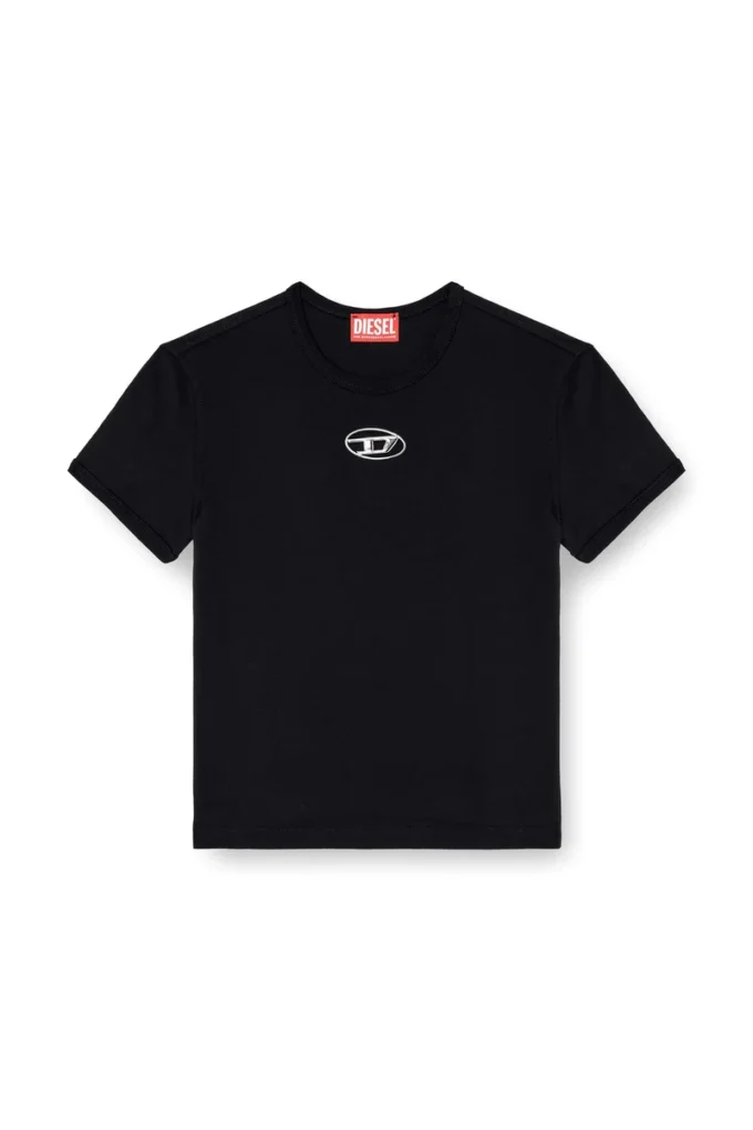 t-uncutie-long-od-q1 Slim Fit T-Shirt mit Cut-Out Oval D