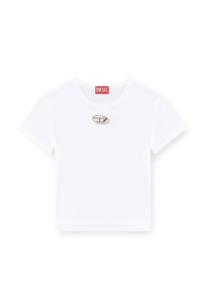 t-uncutie-long-od-q1 Slim Fit T-Shirt mit Cut-Out Oval D