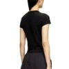 t-uncutie-long-od-q1 Slim Fit T-Shirt mit Cut-Out Oval D