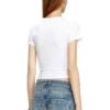t-uncutie-long-od-q1 Slim Fit T-Shirt mit Cut-Out Oval D