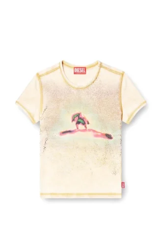 t-uncuties-long-s10 Slim-Fit-T-Shirt mit Strasssteinen