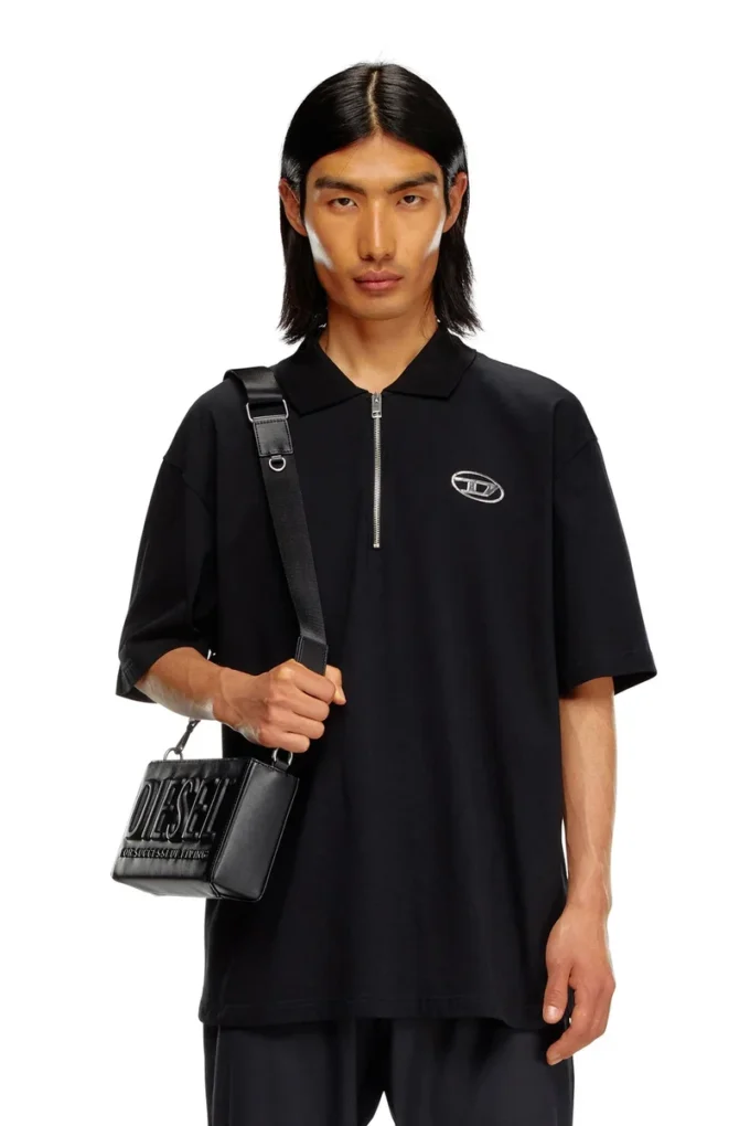 t-vor-od Poloshirt mit halbem Reißverschluss t-vor-od Poloshirt mit halbem Reißverschluss