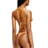 tropik_ta BH Metallic-Bikini-Oberteil mit Lotus-Print tropik_ta BH Metallic-Bikini-Oberteil mit Lotus-Print