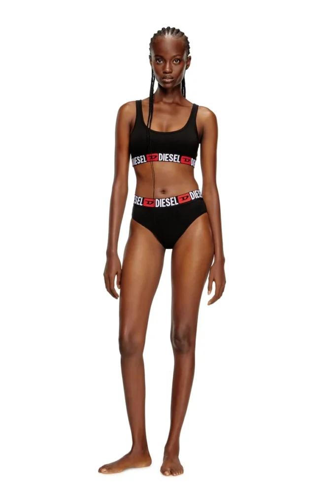 ufsb-oriba Bralette mit Logo-Band