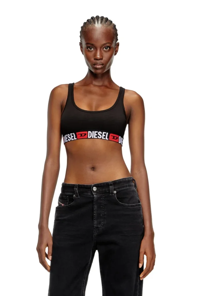 ufsb-oriba Bralette mit Logo-Band