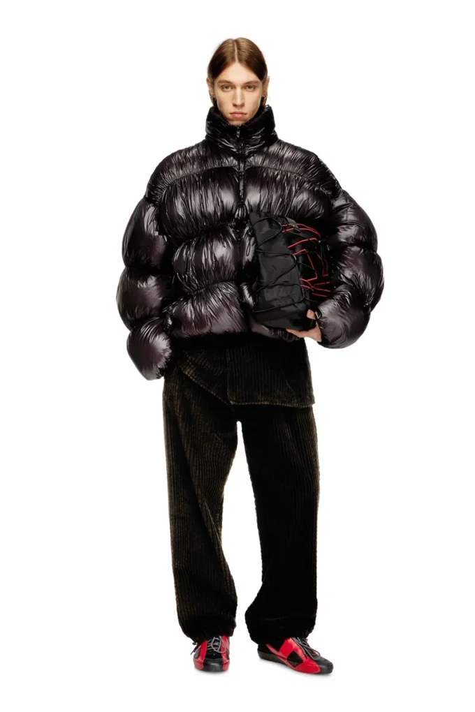 w-choco Daunenjacke mit Kapuze und Bubble-Effekt w-choco Daunenjacke mit Kapuze und Bubble-Effekt
