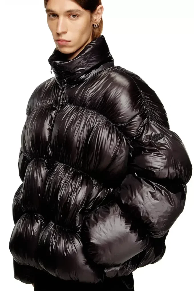w-choco Daunenjacke mit Kapuze und Bubble-Effekt w-choco Daunenjacke mit Kapuze und Bubble-Effekt