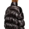 w-choco Daunenjacke mit Kapuze und Bubble-Effekt w-choco Daunenjacke mit Kapuze und Bubble-Effekt
