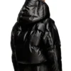 w-illey Kapuzen-Steppjacke aus beschichtetem Stoff