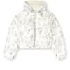 w-inner-r1 Gesteppte Jacke mit Katzenprint