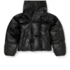 w-myley Kapuzen-Steppjacke aus beschichtetem Stoff