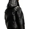 w-myley Kapuzen-Steppjacke aus beschichtetem Stoff