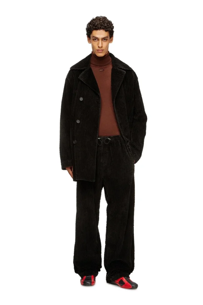 w-otis Peacoat aus behandeltem Cord w-otis Peacoat aus behandeltem Cord