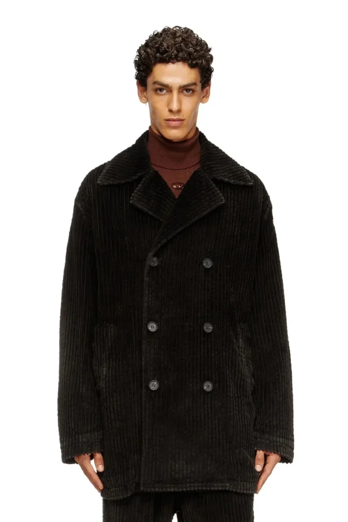 w-otis Peacoat aus behandeltem Cord w-otis Peacoat aus behandeltem Cord