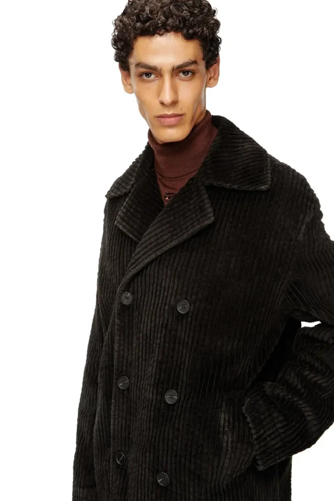 w-otis Peacoat aus behandeltem Cord w-otis Peacoat aus behandeltem Cord