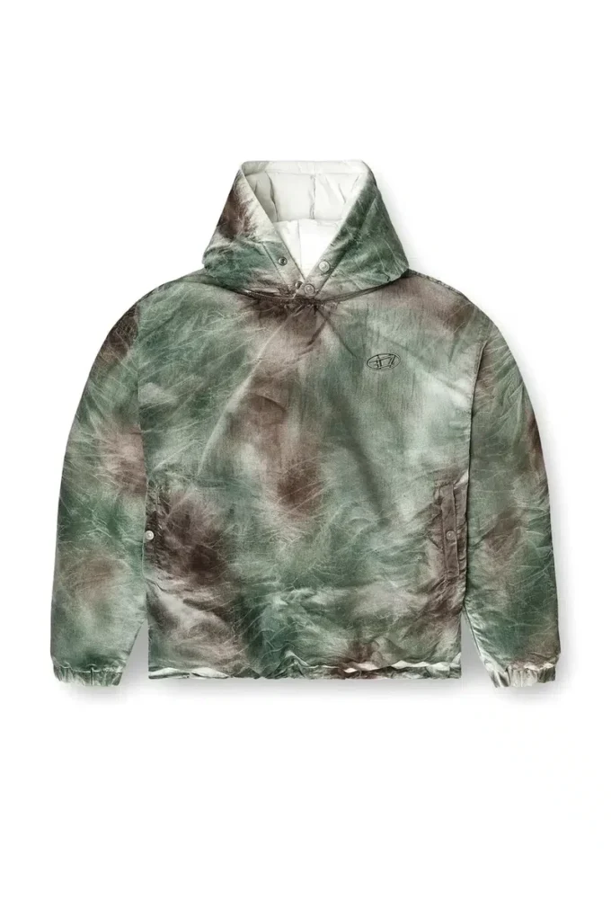 w-thug-jkt-puffy Puffige Kapuzenjacke aus Nylon in Camouflage-Optik w-thug-jkt-puffy Puffige Kapuzenjacke aus Nylon in Camouflage-Optik