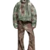 w-thug-jkt-puffy Puffige Kapuzenjacke aus Nylon in Camouflage-Optik w-thug-jkt-puffy Puffige Kapuzenjacke aus Nylon in Camouflage-Optik